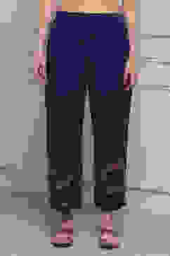 Navy Rayon Palazzo image number 4