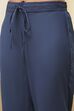 Grey & Pink Art Silk Straight Kurta Pant Suit Set image number 2