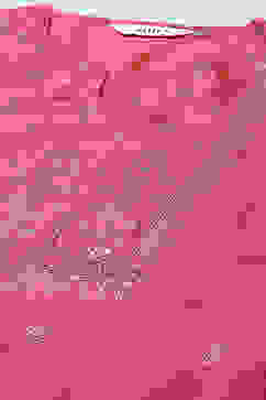 Coral Cotton Blend Layered Kurta Churidar Suit Set image number 2