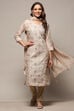 Pink Modal Unstitched Suit Set image number 1
