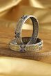 Navy Brass Oxidised Bangles image number 0