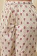 Red Cotton Printed Gathered Suit Set image number 2
