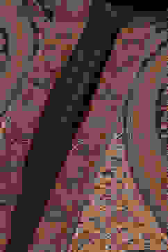 Black Poly Jacquard Flared Yarndyed Kurta image number 1