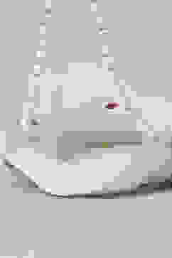 Off White Fabric Potli Bag image number 5