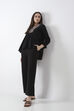 Black Viscose Blend Loose Pants image number 0