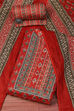 Green Cotton Unstitched Suit set image number 0