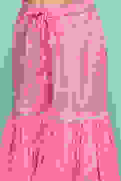 Lime Green Cotton Printed Kurta Garara Suit Set image number 2