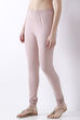 Pink Cotton Lycra Churidar image number 2