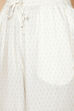 Navy Rayon Asymmetric Kurta Palazzo Suit Set image number 2