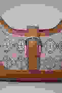 Rust PU Shoulder Bag image number 6