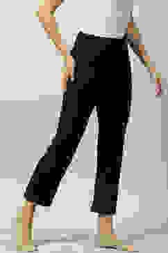 Black Relaxed Pants image number 3