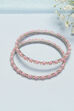 Pink Gold Metal & Beads Kids Bangles image number 0