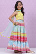 Yellow Cotton Lehenga Set image number 0
