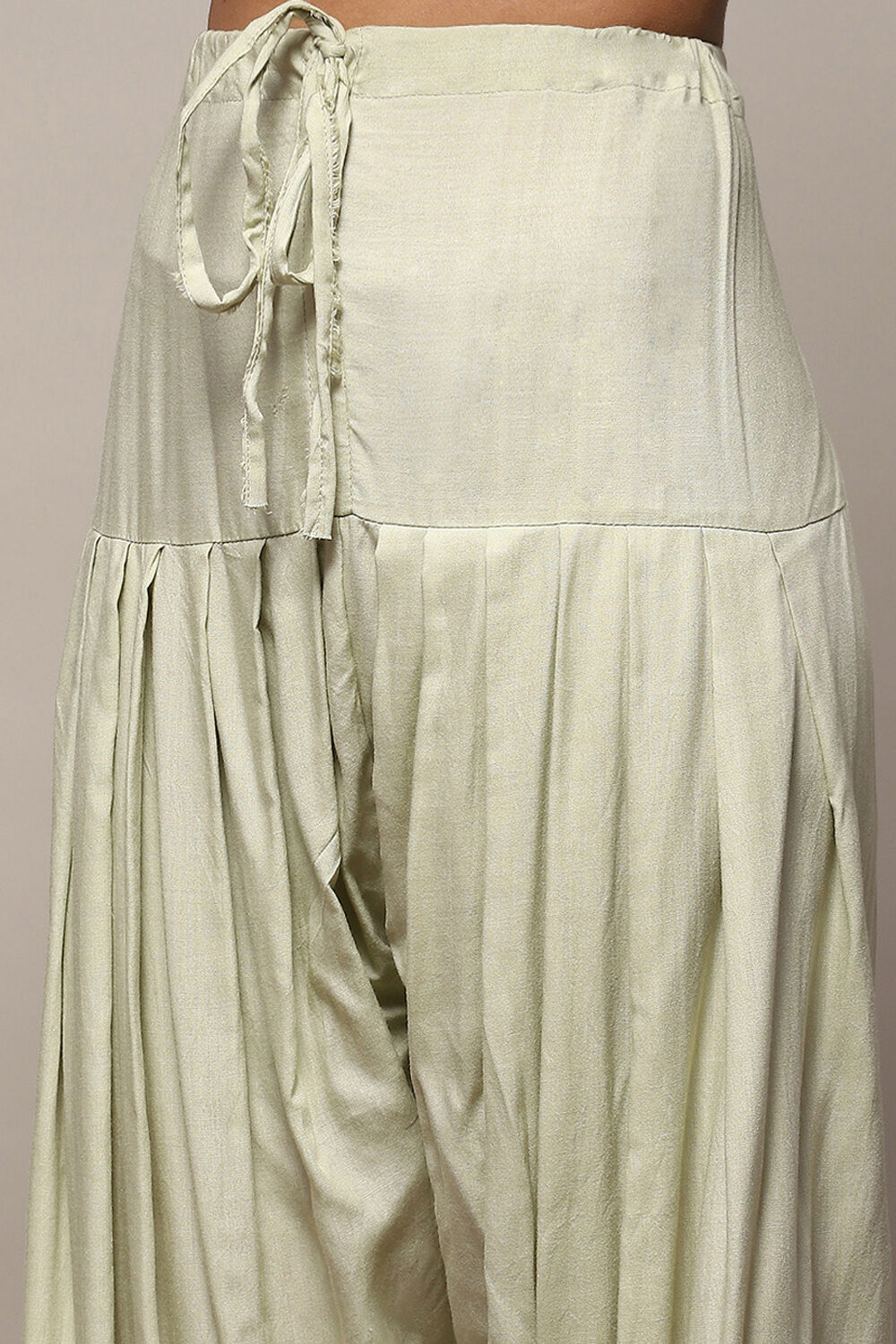 Pink Linen Unstitched Suit Set image number 3