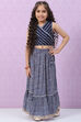 Blue Art Silk Lehenga Set image number 0