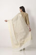 White Striped Elegant Dupatta image number 2