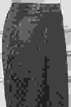 Navy Polyester Straight Printed Suit Set image number 2