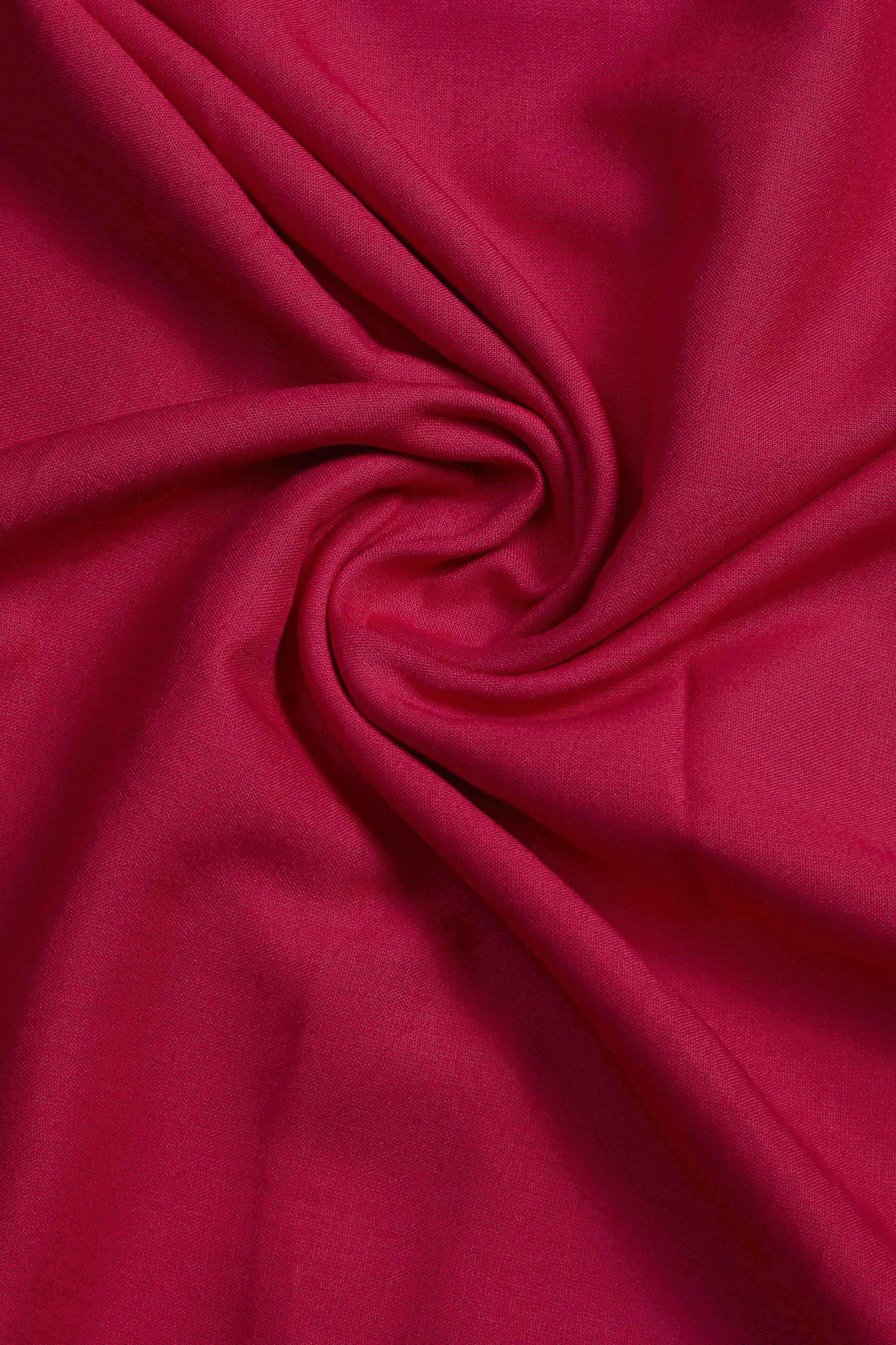 Peach-Colored Organza Rajasthani Print Unstitched Suit Set image number 2