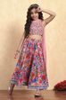 Pink Viscose Short Top Lehenga Set image number 6
