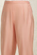 Peach Cotton Printed Embroidered Unstitched Suit Set image number 3