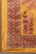 Brown Cotton Blend Digital Print Unstitched Suit Set image number 2