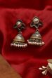 Dark Pink Stone Earrings image number 2