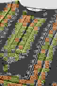 Charcoal LIVA Straight Printed Kurta image number 1