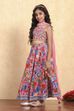 Pink Viscose Short Top Lehenga Set image number 0