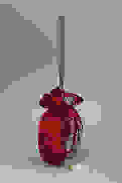 Maroon Fabric Potli Bag image number 4