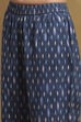 Blue Cotton Printed Straight Kurta Set image number 2