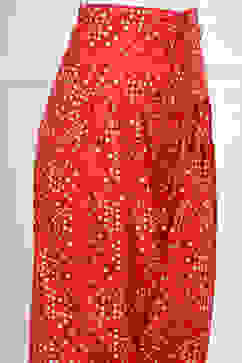 Red Cotton Printed Salwar image number 1