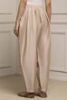 Beige Polyester Palazzo Pants image number 5