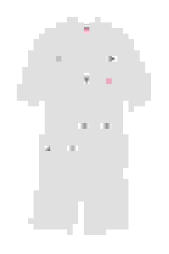 White Cotton Schiffli Kurta and Palazzo Set image number 0