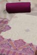 Rani Cotton Jamdani Unstitched Suit Set image number 1