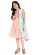 Peach Cotton Anarkali Kurta Churidar Suit Set image number 2