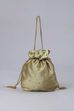 Dark Gold Fabric Potli Bag image number 2