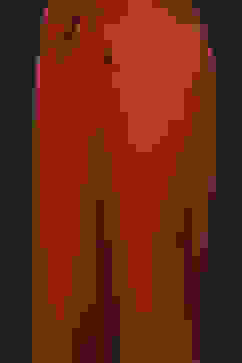 Burnt Orange Embroidered Organza Kalidar Suit Set image number 2