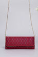Dark Red Polycotton Handbag image number 2