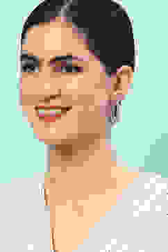 White Brass Earrings image number 3