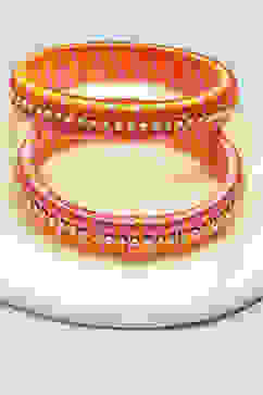 Orange & Pink Kids Bangles image number 0