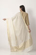 Ivory Art Silk Dupatta image number 2