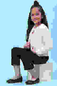 Cream Nylon Front Open Sweater image number 0