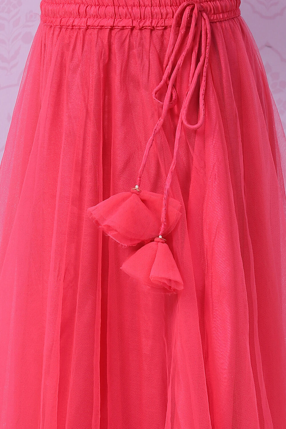 Chia Pink Cotton Lehenga Set image number 2