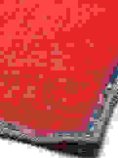 Marine Blue Cotton Flared Kurta Churidar Suit Set image number 5