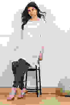 Black Cotton Printed Salwar image number 0