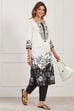 Blue Viscose Rayon Straight Kurta image number 2