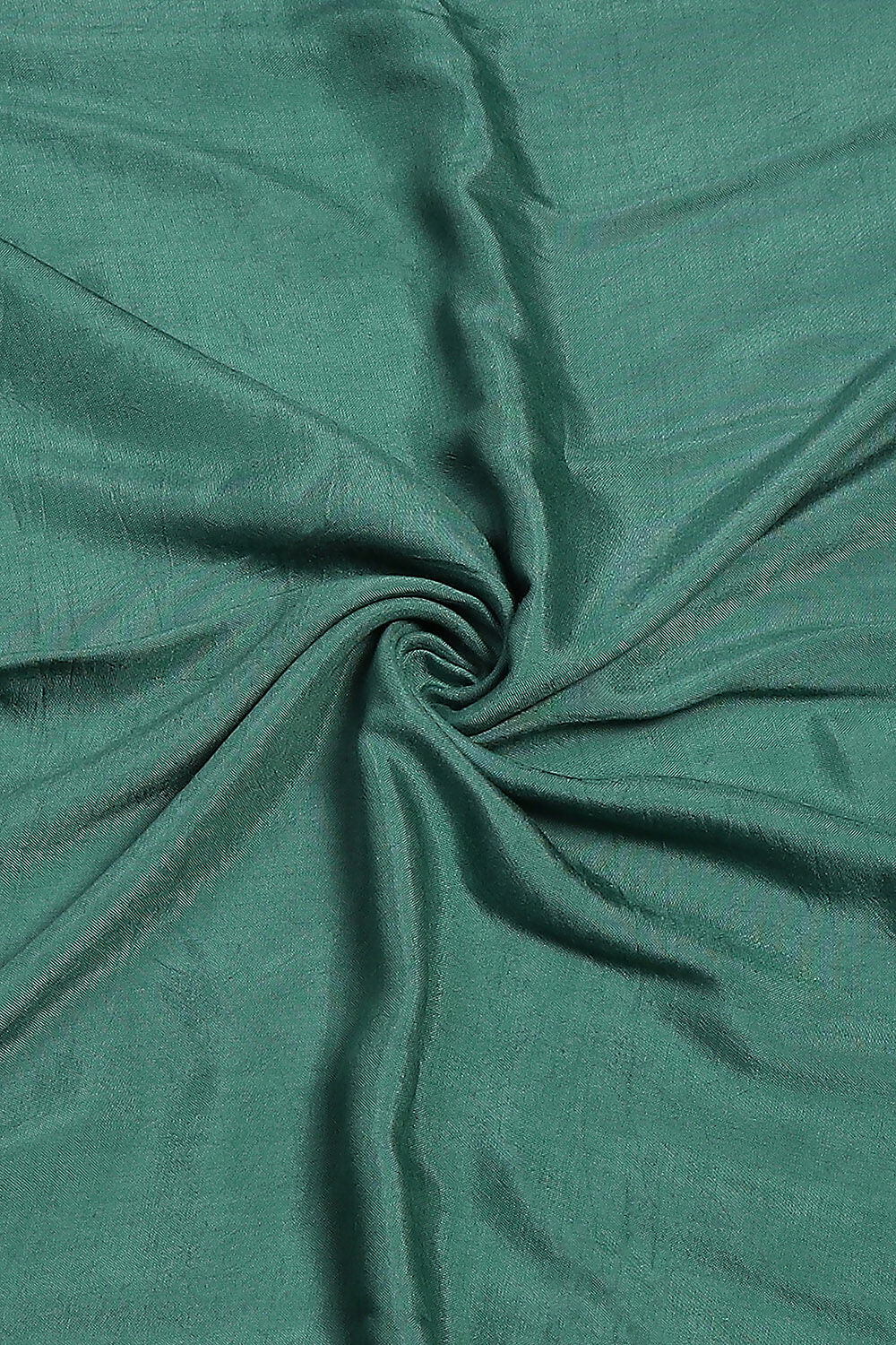 Green Chanderi Hand Embroidered Unstitched Suit Set image number 2