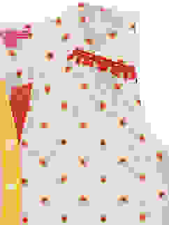 Off White Cotton Straight Kurta Skirt Suit Set image number 2