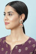 Red Alloy Earrings image number 3