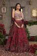 Pink Chanderi Digital Printed Lehenga Set image number 3